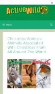 How activewild.com looks like on a mobile device such as an iPhone.
