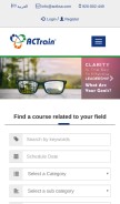 How actksa.com looks like on a mobile device such as an iPhone.