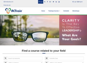 How actksa.com looks like on a tablet such as an iPad.