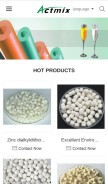 How actmix-chemicals.com looks like on a mobile device such as an iPhone.