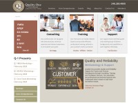 Desktop screenshot for quality-one.com