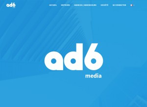 How ad6.fr looks like on a tablet such as an iPad.