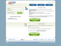 Desktop screenshot for 24log.com