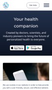 How ada.com looks like on a mobile device such as an iPhone.
