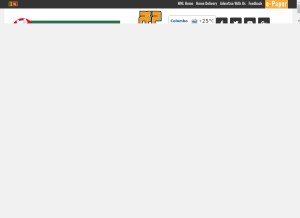 How ada.lk looks like on a tablet such as an iPad.