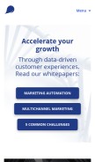 How adagiocreate.com looks like on a mobile device such as an iPhone.