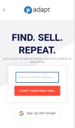 How adapt.io looks like on a mobile device such as an iPhone.