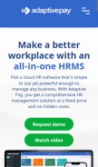 How adaptivepay.com.sg looks like on a mobile device such as an iPhone.