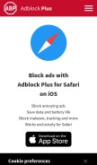 How adblockplus.org looks like on a mobile device such as an iPhone.