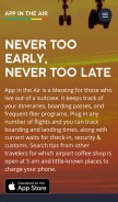 How add.flights looks like on a mobile device such as an iPhone.