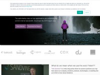 Desktop screenshot for sandvine.com