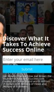How addicted2success.com looks like on a mobile device such as an iPhone.