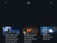 Desktop screenshot for wizardingworld.com