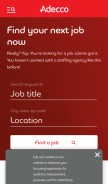 How adeccousa.com looks like on a mobile device such as an iPhone.