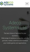 How adecosystems.com looks like on a mobile device such as an iPhone.