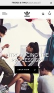 How adidaswatches.com looks like on a mobile device such as an iPhone.