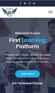 How adiinstitute.in looks like on a mobile device such as an iPhone.