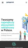 How adkontekst.pl looks like on a mobile device such as an iPhone.