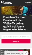 How admeira.ch looks like on a mobile device such as an iPhone.