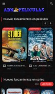 How adnpeliculas.com looks like on a mobile device such as an iPhone.