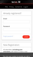 How adobe-max.com looks like on a mobile device such as an iPhone.