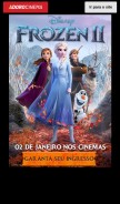 How adorocinema.com looks like on a mobile device such as an iPhone.