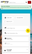 How adotrip.com looks like on a mobile device such as an iPhone.