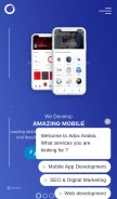 How adoxarabia.com looks like on a mobile device such as an iPhone.