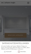 How adrijanamaglic.com looks like on a mobile device such as an iPhone.