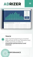 How adrizer.com looks like on a mobile device such as an iPhone.