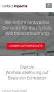 How adrolays.de looks like on a mobile device such as an iPhone.