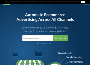 How adscale.com looks like on a tablet such as an iPad.