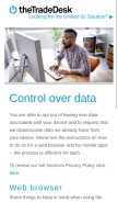 How adsrvr.org looks like on a mobile device such as an iPhone.