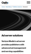 How adtechus.com looks like on a mobile device such as an iPhone.