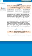 How adtracks.com looks like on a mobile device such as an iPhone.