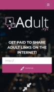 How adult.xyz looks like on a mobile device such as an iPhone.