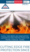 How advancedsafetysystems.com looks like on a mobile device such as an iPhone.