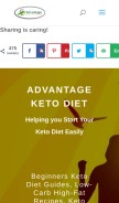 How advantagemeals.com looks like on a mobile device such as an iPhone.
