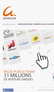 How adverline.com looks like on a mobile device such as an iPhone.