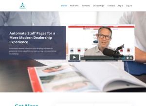 How adviserly.com looks like on a tablet such as an iPad.