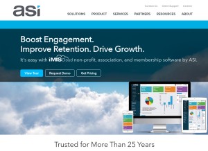 How advsol.com looks like on a tablet such as an iPad.