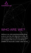 How adxnexus.com looks like on a mobile device such as an iPhone.