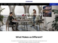 Desktop screenshot for samsungads.com
