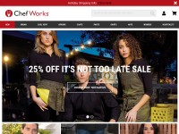 Desktop screenshot for chefworks.com
