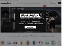 Desktop screenshot for archiproducts.com