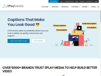 Desktop screenshot for 3playmedia.com