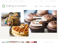 Desktop screenshot for bakingamoment.com