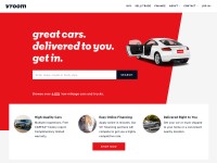 Desktop screenshot for vroom.com