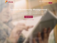 Desktop screenshot for cloze.com