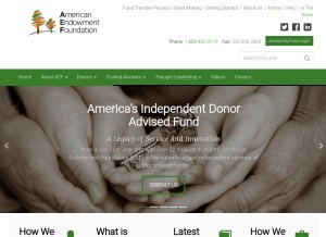 How aefonline.org looks like on a tablet such as an iPad.